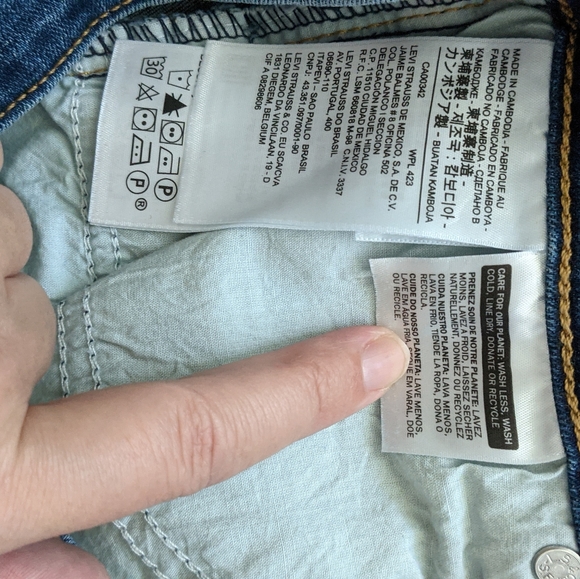 Levi's Size 27x30 Jeans 721 High Rise Skinny Jeans - Picture 10 of 11